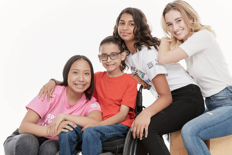 Group of students posing for a photo.