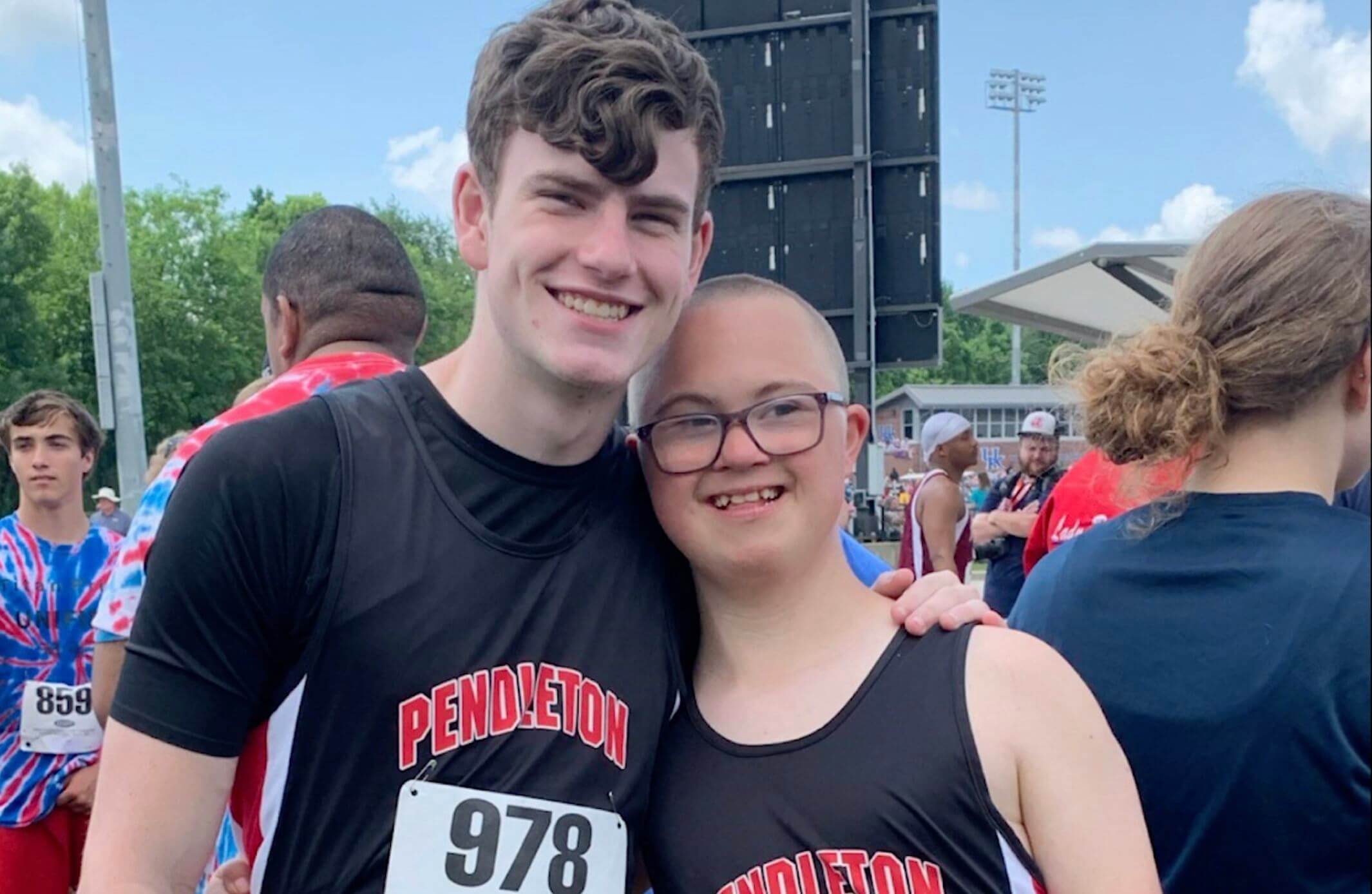 Sam and Parker from Special Olympics Kentucky