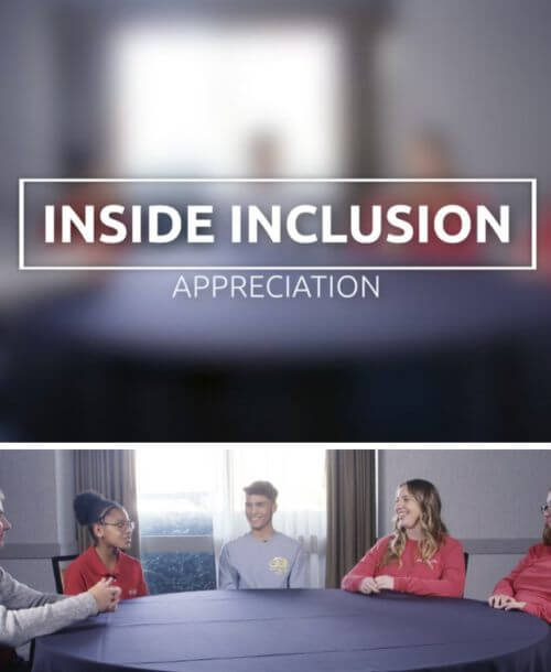 Inside Inclusion: Appreciation