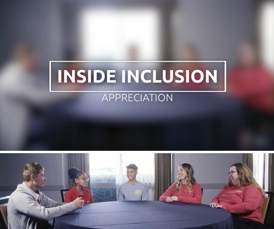 Inside Inclusion: Appreciation