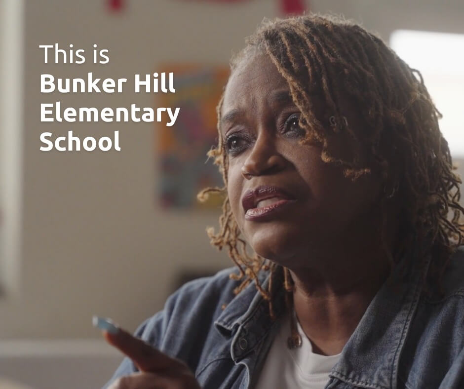 This is Bunker Hill Elementary School